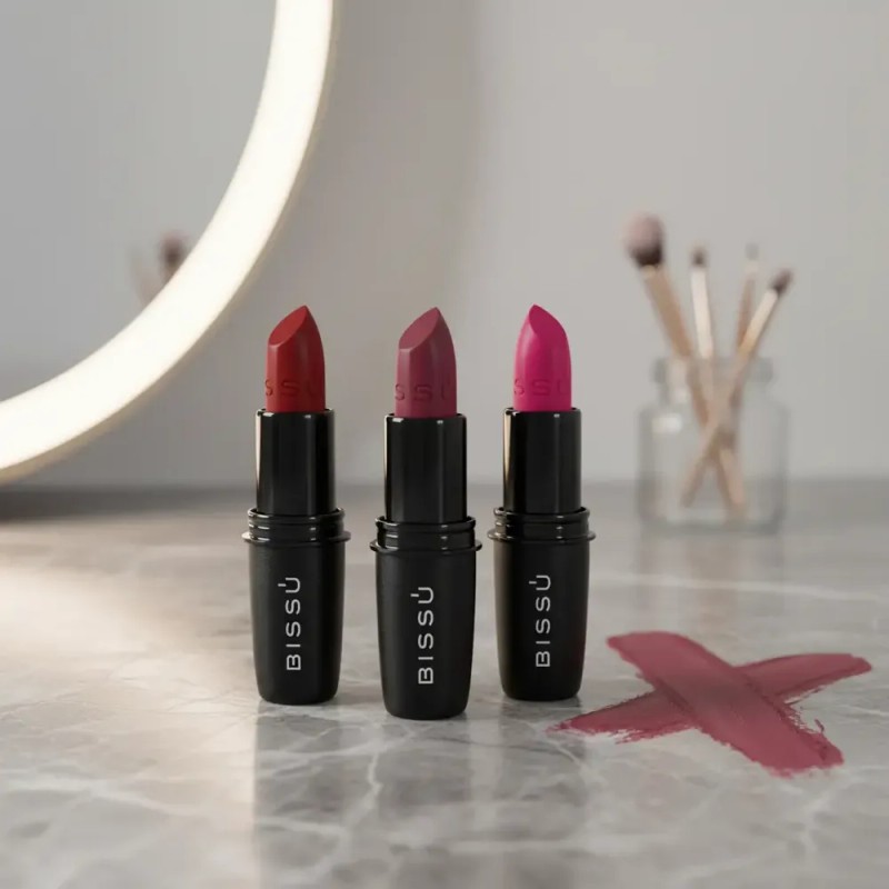 Kit 3 Piezas Labial Humectante Bissú Varios Tonos