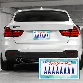 Swono Alcohol Ink Teal License Plate Frame Abstract Blue and Golden Glitter Marble License Plate Cover Aluminum Metal License Plate Holder Frame for Women Men Auto Decoration for US Car/Truck