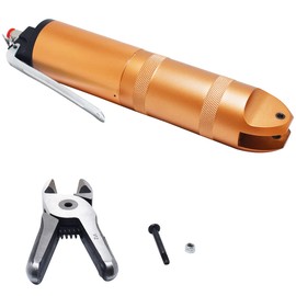 Pneumatic Scissors Air Shears 6GA Gauge with S7P Cutter Head for Copper Iron Stainless Steel Wire Cutting Tool Set HS35P-S7P