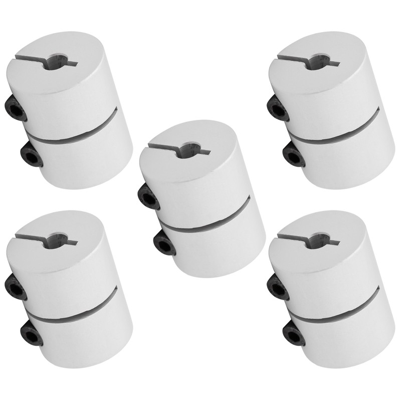 5Pcs Shaft Coupler Coupling Aluminium Alloy Connector for 3D Printer