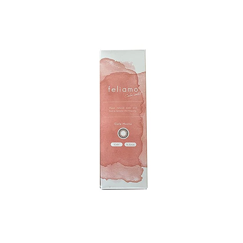 feliamo フェリアモ ワンデー 度あり 度なし 【カラー】カフェモカ 【PWR】±0.00（度なし） 10枚入 1箱