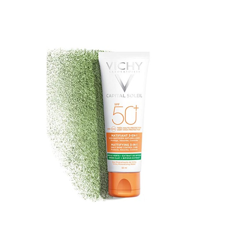 Capital Soleil - 3in1 Matting Treatment SPF50+ 50 ml