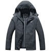 OTU Men's Lightweight Waterproof Hooded Rain Jacket Outdoor Raincoat Shell