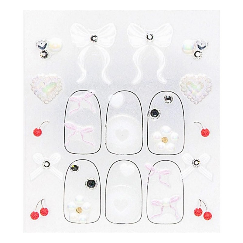 LAMUSE Jewelry MIX Nail Seal LMS-06 (1 Sheet)