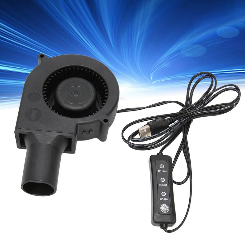 9733 97mm X 33mm USB Blower Fan, 5V DC Brushless