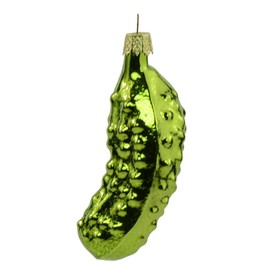 Kurt S. Adler 3-Inch Hand Blown Glass Pickle Ornament