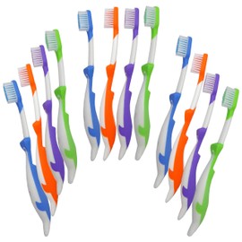 32 Childrens Toothbrushes ~ Bulk Packs Kids Manual Brushes (Dolphin)