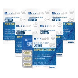 Chong Kun Dang 20100 RTG Omega-3 6 Boxes / Dry Eye Improvement / 70% Purity Blood Circulation / 종근당 20100 알티지 오메가3 6박스건조한눈개선  순도70% 혈행