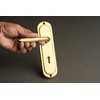 Designer Levers - Mocho Round Plate Lever Door Handle -