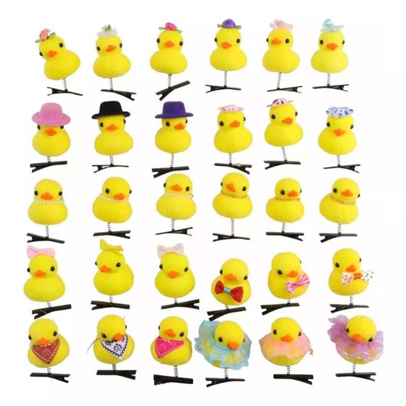 B&S 50 Patitos Pollitos Cabello Niña Horquilla Pinza Kawaii