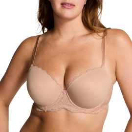 Smooth & Lace Lightly Lined Classic Coverage Demi Bra