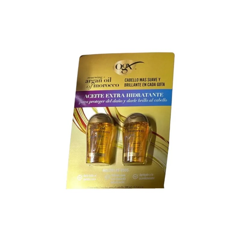 Tratamiento Capilar Ogx Aceite Argán Of Morocco 100ml c/u 2