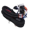 H4 Headlight Relay Harness Plug and Play H6054 7x6 LED