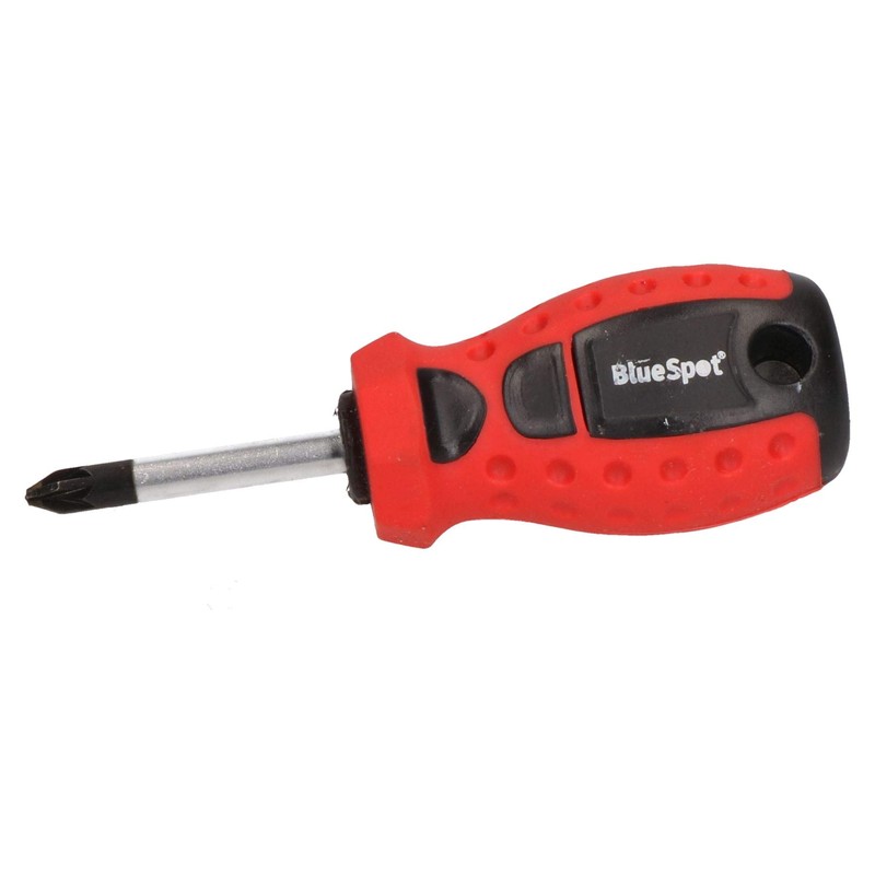 PZ2 x 38mm Pozi Stubby Screwdriver with Magnetic Tip and