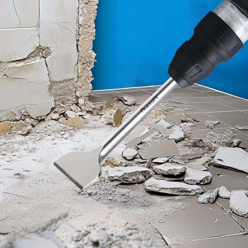 Nucraft SDS-Max Tile Chisel, Wide Spade Chisel 300 x 80
