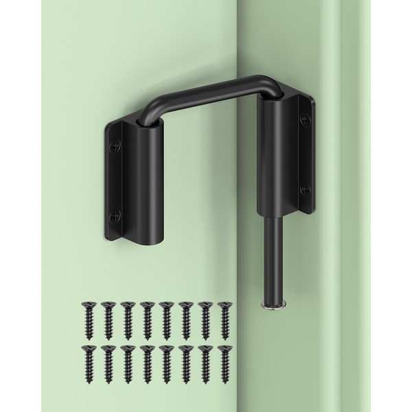 MeBantoo Updated U Patio Sliding Door Loop Lock Latch -