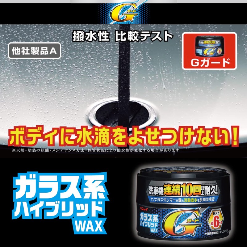 Rinrei W-33 Glass Hybrid WAX G Guard Solid 6.3 oz