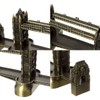 ZOVIE London Tower Bridge Metal World Building Model Home Desk