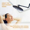 12 Inch Shower Head Extension Arm Oil Rubbed Bronze.Solid Brass