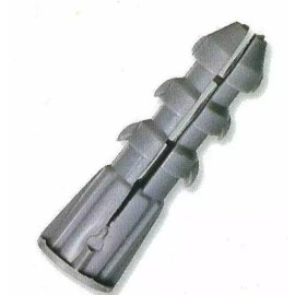 CONSTRUCTION AND ELECTRICAL PRODUCTS RIBBED PLASTIC ANCHORS W/COLLAR 1/4" x 1" (USE #10-#12 SCREWS) 10,000/PACK