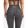YEOREO CoreFlex Women Workout Flare Leggings with Pockets Hidden Scrunch