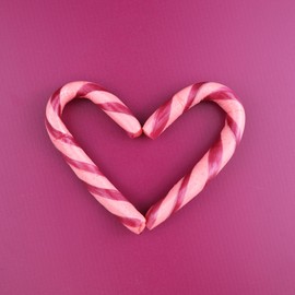 Organic Mini Berry Flavored Individually Wrapped Candy Canes, Holiday Gifts and Stocking Stuffers, 30 Count