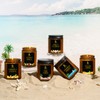 Coconut Vanilla Candles, 7oz Vanilla Coconut Scented Candle, Natural Soy