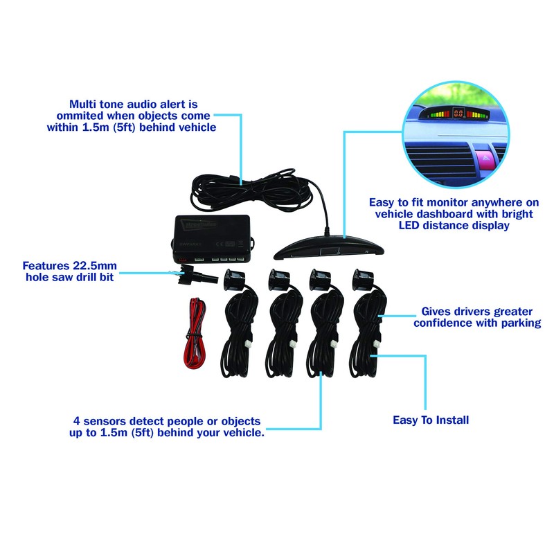 Streetwize SWPARK1 Reverse Parking System [25.6 x 20.4 x 6.2