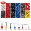 Hexagonal Crimping Pliers Set, Ferrule Crimping Tool Set with 1200