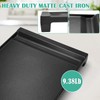 Hiorucet WB31X24738 Cast Iron Griddle Replacement for GE Appliance Gas