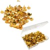 300 Metal Drawing Push Pins, Push Pins Gold with Storage