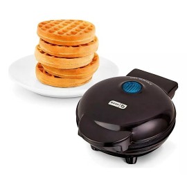 Dash Mini Wafflera Negra 10 Cm Dash DMW001-N 460002