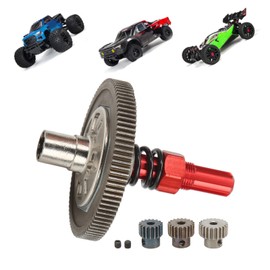 Metal Slipper Gear Set, 91T Differential Upgrade Parts Metal Gear Assembly for Arrma Senton 110 RC Cars