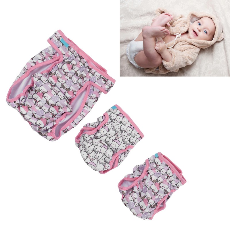 3pcs Toddler Training Underwear Strong Water Absorption Reusable Skin Friendly