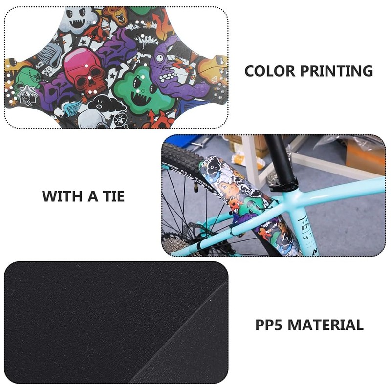 SWZY 2pcs Mountian Bike Mud Flap,MTB Mud Guard Front and