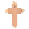 Kaltner Präsente Geschenkidee - Wandkreuz Echtes Holz Buche und Ahorn