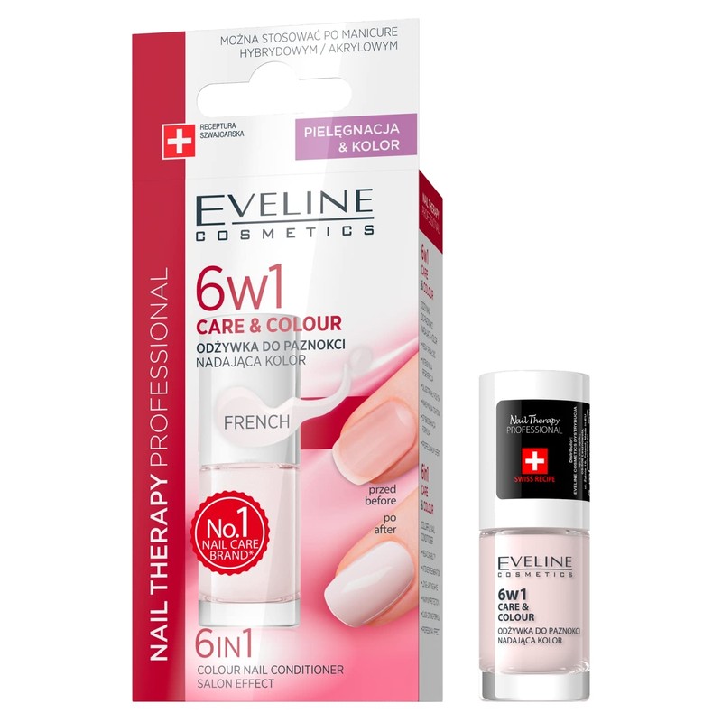 Eveline, Colourful Nail Conditioner Care Colour Nail 6 in 1