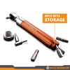 MACHOMAN RCW209 9 Piece Transformed Ratchet Bit Screwdriver Set