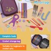 IMZAY 110 Pcs Crochet Hooks Set, Crochet Needles Set, Crochet