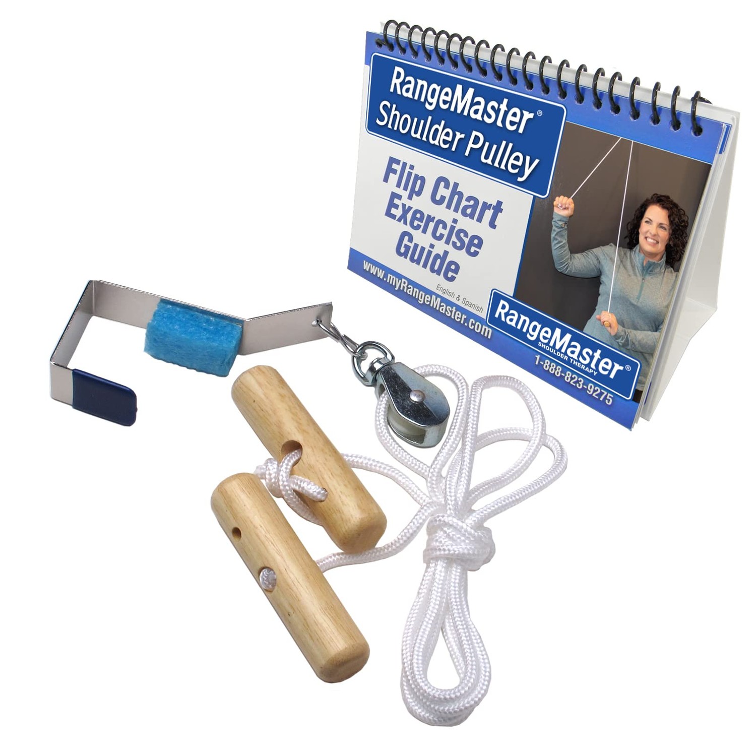 RangeMaster Shoulder Pulley Exercise, Overhead Pulley with Metal ...
