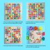 Children Wooden Clip Beads Puzzle Board Hands Brain Training Bead