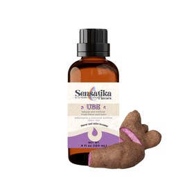 Ube Flavor N&A Concentrate Sensatika 4 fl oz - Natural and Artificial Food Flavor for coffee syrups, baking, ice cream and desserts