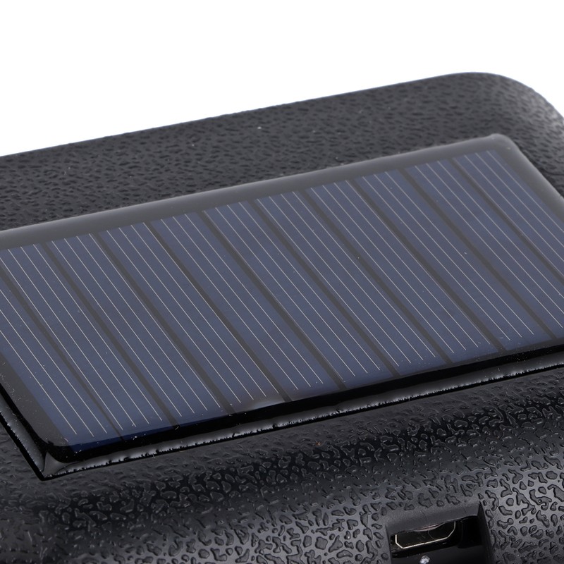 Car Digital Clock Auto Truck Solar Powered Time Date Temperature