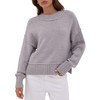 ZAFUL Cozy Fall Sweaters for Women 2025 Crew Neck Pullover