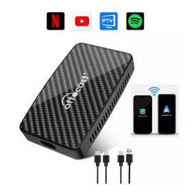 OTTOCAST 3in1 Play2Video Pro Ai Box Wireless CarPlay + Android Auto Adapter Gift