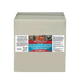 Hot Wire Foam Factory Smooth Coat Foam Finish | Hard Coat Finish for EPS, XPS, or Styrofoam | Outdoor or Indoor Use, Weather-Resistant, Multi-Surface, Stainable, & Paintable | 25lbs
