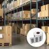 PENCK Inventory Number Label Stickers, 3" x 1.5" Small Black