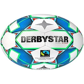 Derbystar Gamma S-Light V22 Football White Blue Green 3