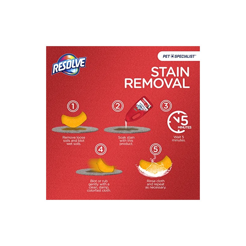 Resolve Pet Specialist Limpiador de Manchas y Olores 946 ml