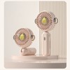 Foldable Mini Fan Cute Lightweight 900mAh Adjustable Low Noise Handheld